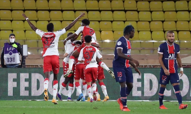 PSG lost in stunning fashion to Monaco as their winning run came to an end
