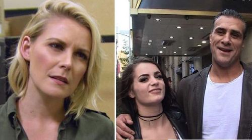 Renee Young, Paige, and Alberto Del Rio