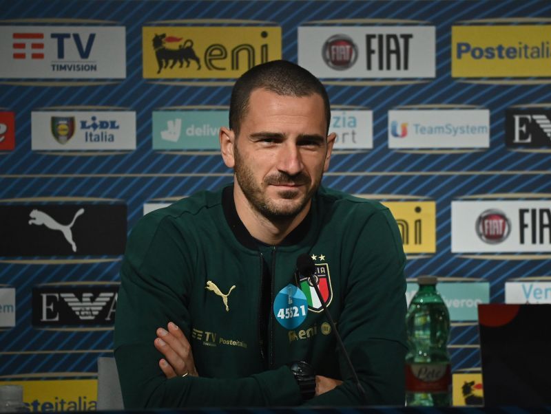 Leonardo Bonucci during Italy Training Session & Press Conference