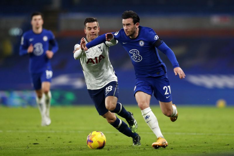 Chilwell in action for Chelsea