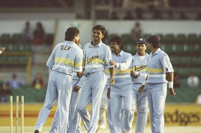 Indian players during the World Series of 1991/92