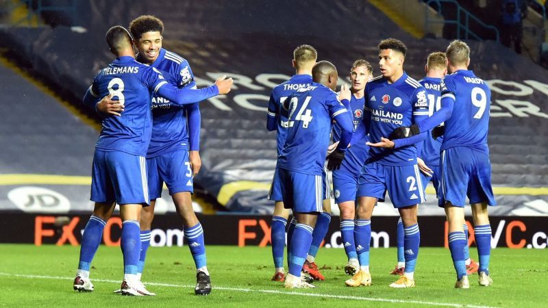 Leicester City cruised to a 4-1 win against Leeds United