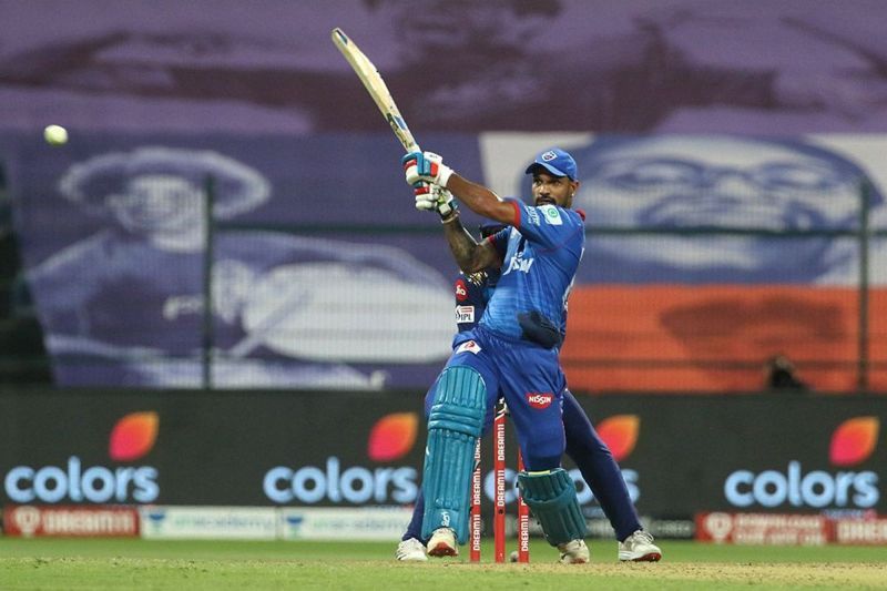 Shikhar Dhawan smashed an unbeaten 52-ball 69 against MI earlier this season (Credits: IPLT20.com)