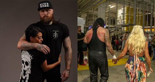 Aleister Black, Zelina Vega, The Undertaker, and Michele McCool.