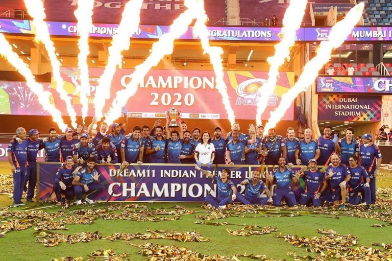 Mumbai Indians were crowned IPL 2020 champions