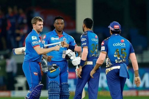 Mumbai Indians vs Delhi Capitals in IPL 2020 final. Pic: IPLT20.COM