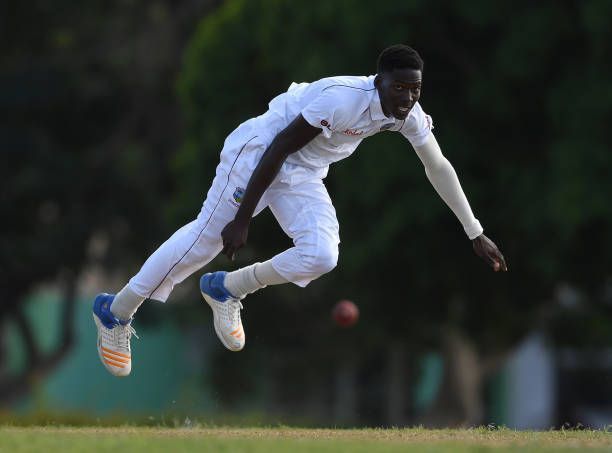 Chemar Holder could make his debut in this series. (Image Credits: West Indies Cricket)