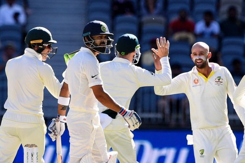 Nathan Lyon does not believe that the absence of Virat Kohli will make things easier in the upcoming India-Australia Test series [Image Courtesy: abc.net.au]