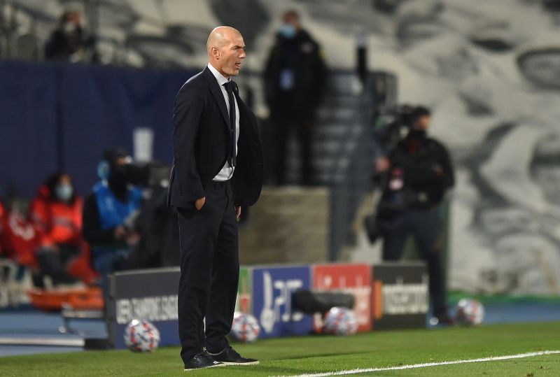 Real Madrid manager Zinedine Zidane