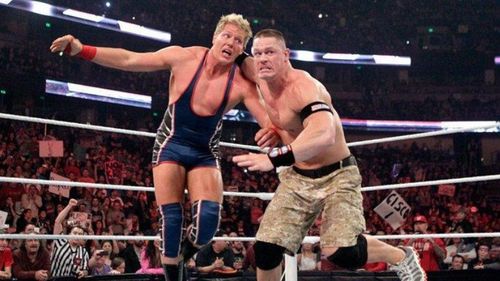 Jake Hager (fka Jack Swagger in WWE) and John Cena