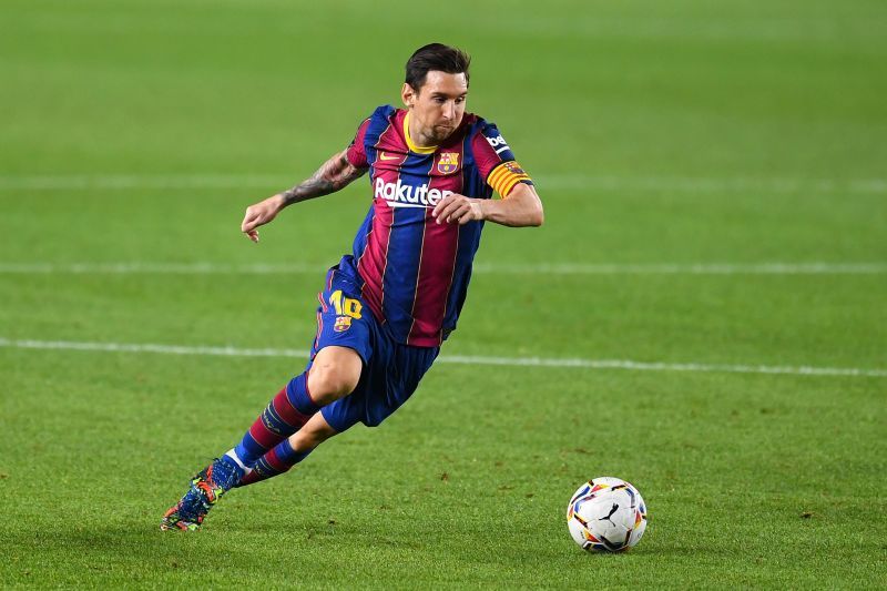 Barcelona captain Leo Messi