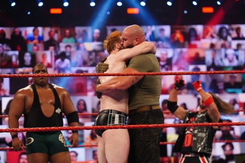 Sheamus and Braun Stromwan showing sign of respect, good until it lasted though