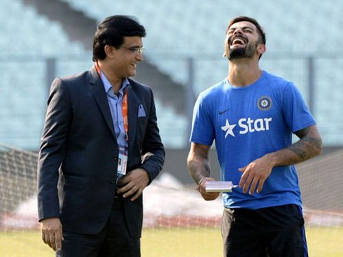 Virat Kohli (R) and Sourav Ganguly (L) have been two of India's most successful Test captains