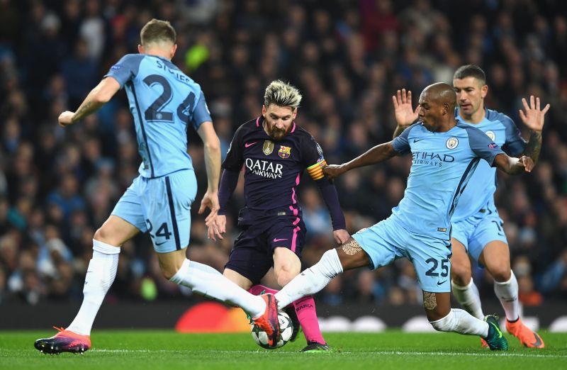 Manchester City FC v FC Barcelona - UEFA Champions League