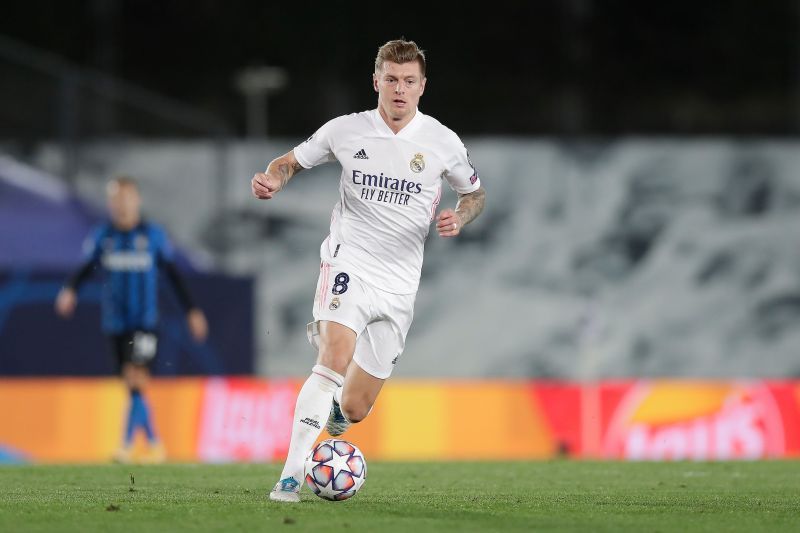 Toni Kroos in action for Real Madrid