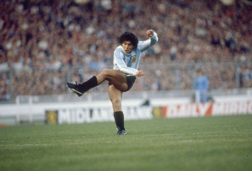 Diego Maradona in full glory