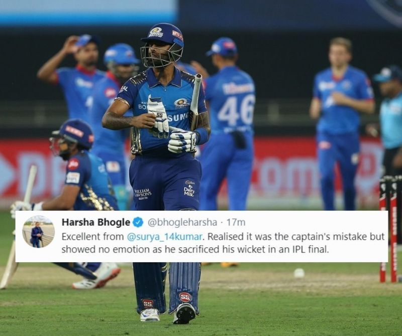 Suryakumar Yadav scored 19 runs off 20 deliveries in the IPL 2020 Final between the Mumbai Indians and the Delhi Capitals