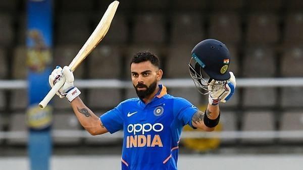 Virat Kohli scored an unbeaten 59 against Australia at Melbourne in January 2016