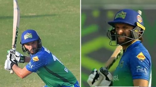 Multan Sultans' player Shahid Afridi was spotted wearing a unique helmet in the PSL 2020 Playoffs