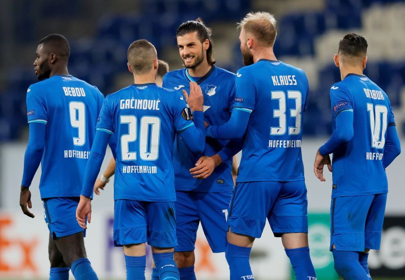 TSG Hoffenheim have scored 11 goals in the Europa League this season