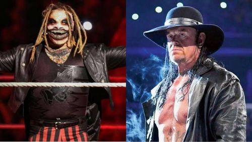 "The Fiend" Bray Wyatt (left) and The Undertaker (right)