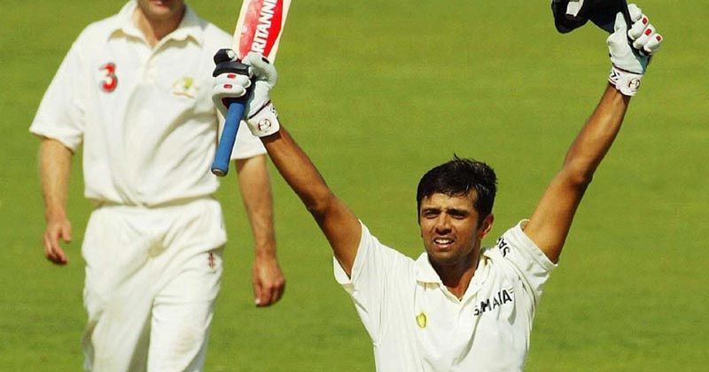 Rahul Dravid aggregated 305 runs across two innings in the famous Adelaide Test in 2003