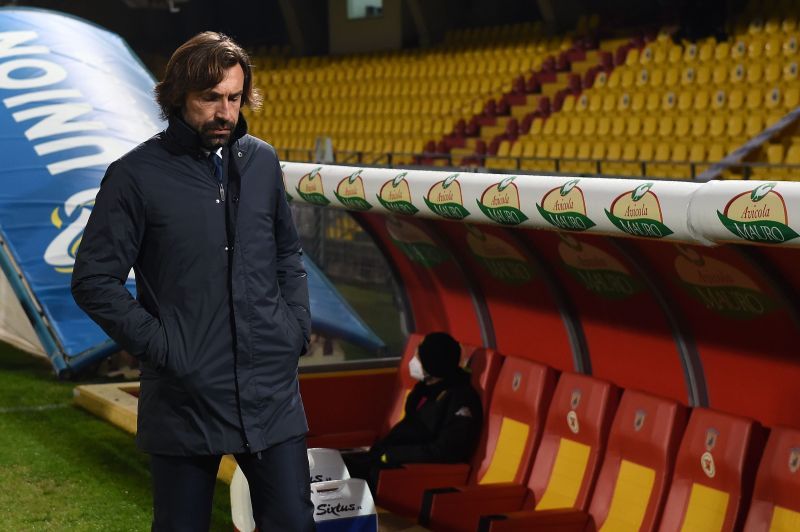 Andrea Pirlo&#039;s side drew 1-1 against Benevento on Saturday evening