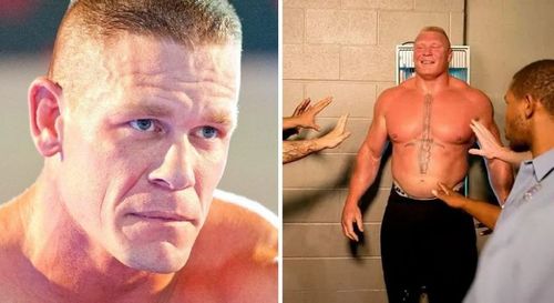 John Cena and Brock Lesnar