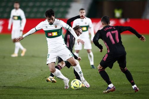 Elche and Real Madrid could not be separated in their final game of the year