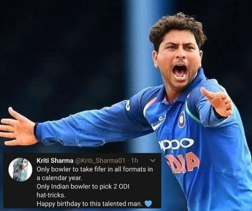 Kuldeep Yadav turned 26 on Monday