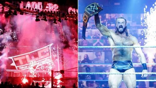 Who was Drew McIntyre originally supposed to face at WWE TLC?