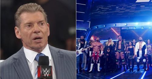 WWE Chairman Vince McMahon (L)