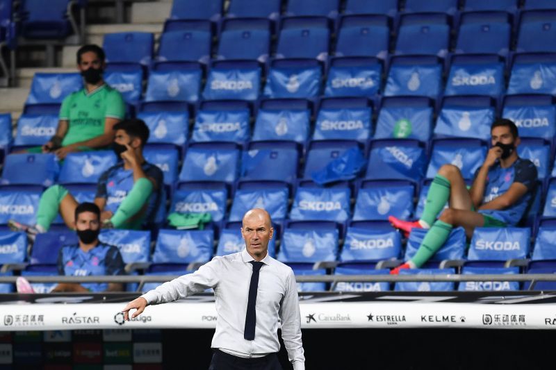 Zinedine Zidane is under pressure at Real Madrid