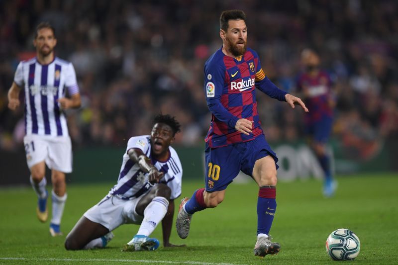 Barcelona take on Real Valladolid this week