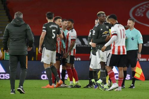 Manchester United eked out a 3-2 win over Sheffield United at Bramall Lane.