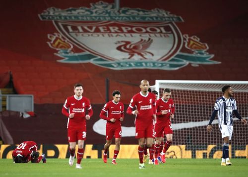 Liverpool drew 1-1 against West Bromwich Albion in the Premier League on Sunday