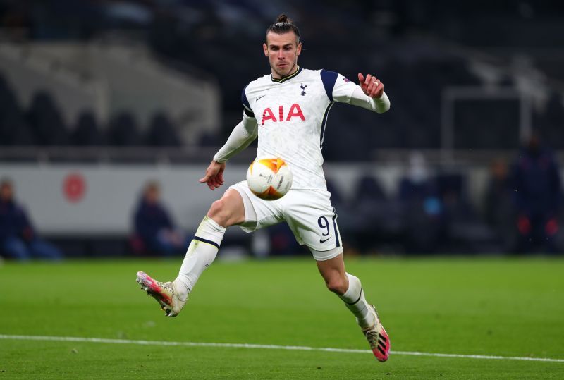 Bale in action for Spurs