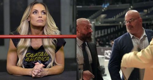 Trish Stratus, Triple H, and Matt Bloom.