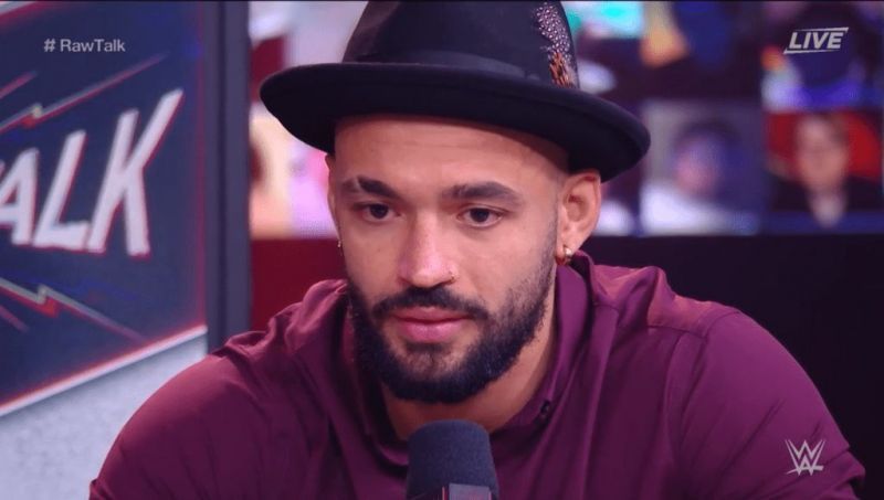 Ricochet on RAW Talk after his loss to T-Bar