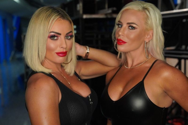 Mandy Rose (left) and Dana Brooke (right)