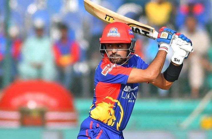 Babar Azam scored an unbeaten 90 to help the Karachi Kings beat Multan Sultans