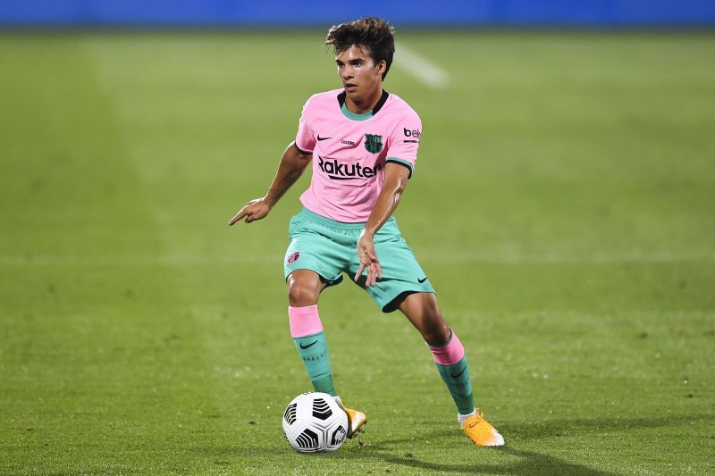 Riqui Puig in action for Barcelona