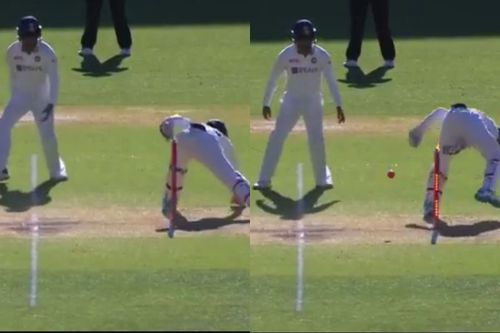 Wriddhiman Saha's run out was one of the few bright spots for the Indian cricket team in Adelaide today.