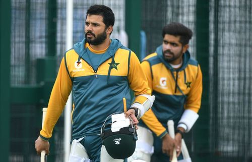 Babar Azam (left) has replaced Azhar Ali as Pakistan's Test captain.