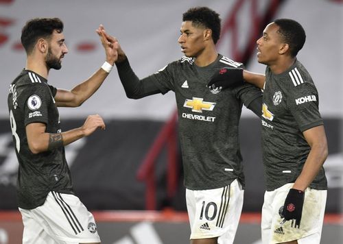 Manchester United beat Sheffield United 3-1.