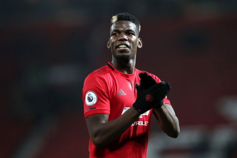 Paul Pogba could not impose his influence on the game in the first-half for Manchester United.