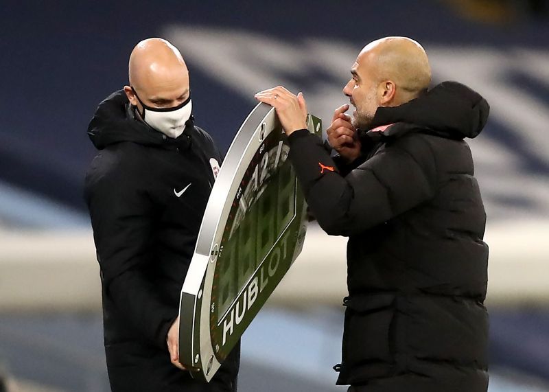 Guardiola finds himself under tremendous pressure