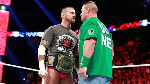 CM Punk and John Cena