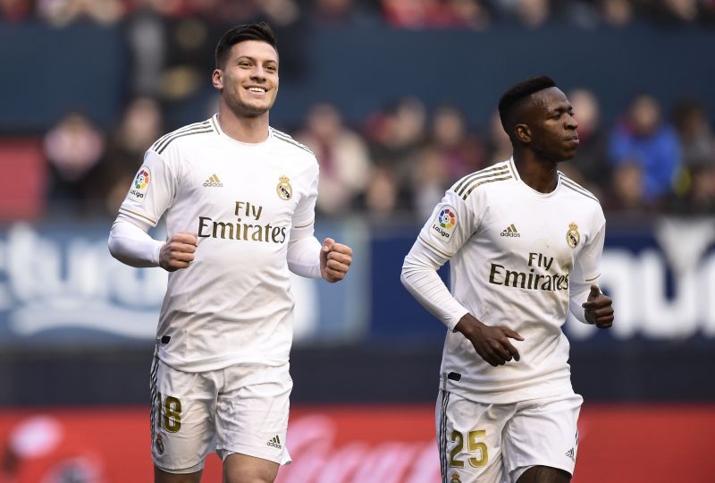 Real Madrid striker Luka Jovic