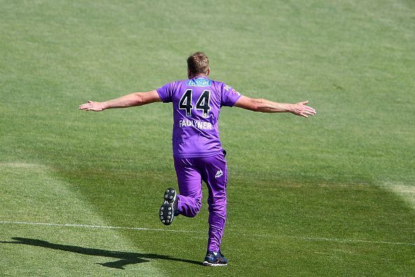 James Faulkner took three wickets for the Hurricanes